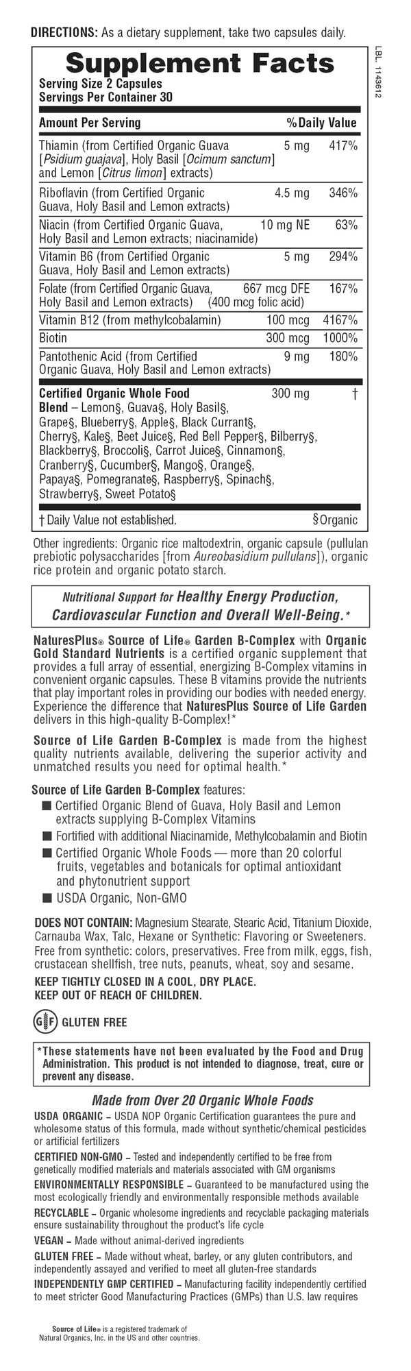 Source of Life B Complex